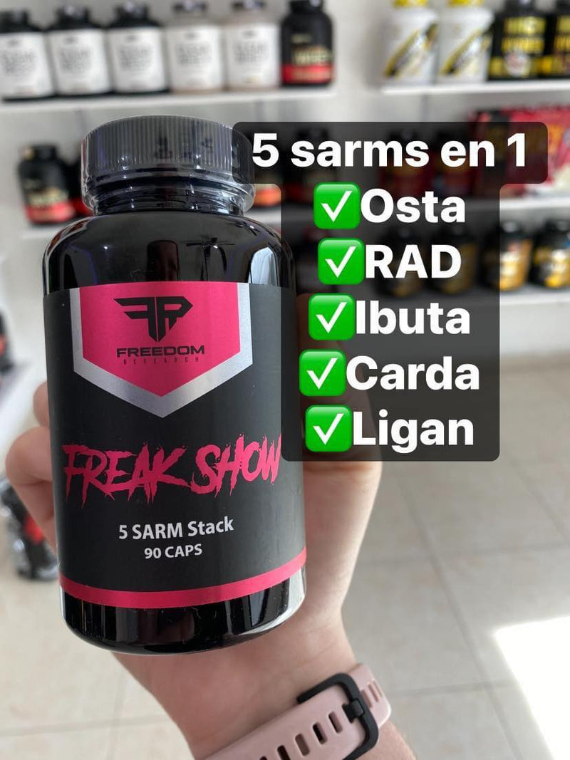 FREAK SHOW Gana Músculo & Pierde Grasa 5 SARMS EN 1